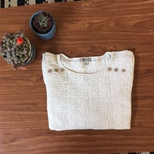 Lightweight Cream Sweater
